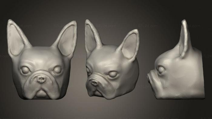 Маски и морды животных (Голова, MSKJ_0302) 3D модель для ЧПУ станка